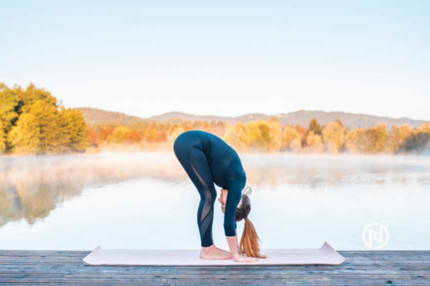 Uttanasana (Standing Forward Bend) yoga asana